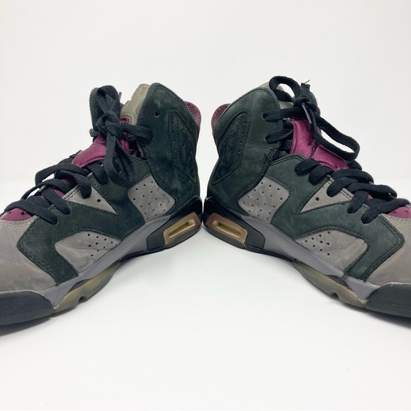 Nike Air Jordan 6 Retro Bordeaux GS Shoes 384665-063 Size 7Y/8.5 Womens - Picture 3 of 10